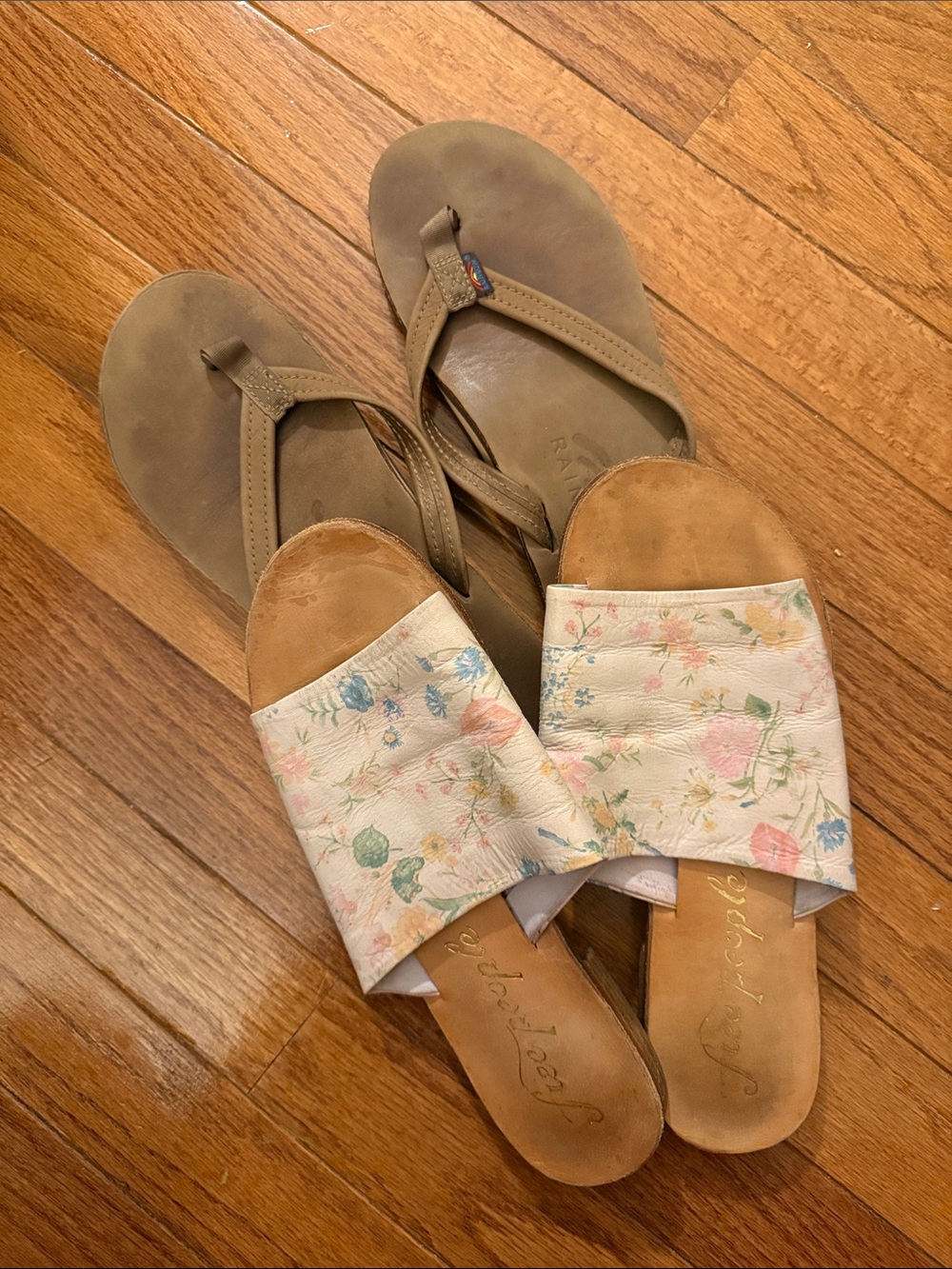 Sandals and Flop Flops- Free People/Rainbow